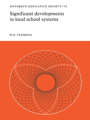 cover image of Significant Developments in Local School Systems